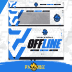 Twitch ve Kick için modern ve akıcı Xenoflow yayın tasarım paketi