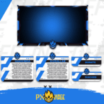 Twitch ve Kick için modern ve akıcı Xenoflow yayın tasarım paketi