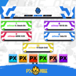 Twitch ve Kick için modern ve akıcı Xenoflow yayın tasarım paketi