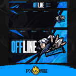 Valorant Jett temalı yayıncı tasarım paketi – Twitch ve Kick yayıncıları için enerjik ve oyun odaklı tasarım