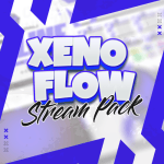 Twitch ve Kick için modern ve akıcı Xenoflow yayın tasarım paketi