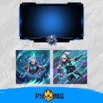 Valorant Jett Twitch ve Kick yayıncı paketi animasyonlu overlay ve panel tasarımı