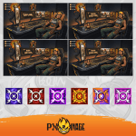 Valorant Raze Twitch ve Kick yayıncı paketi animasyonlu overlay ve panel tasarımı