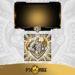 League of Legends Galio Twitch ve Kick yayıncı paketi animasyonlu overlay ve panel tasarımı