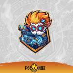 League of Legends Heimerdinger Twitch ve Kick yayıncı paketi animasyonlu overlay ve panel tasarımı