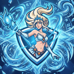 League of Legends Janna Twitch ve Kick yayıncı paketi animasyonlu overlay ve panel tasarımı