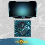 League of Legends Kalista Twitch ve Kick yayıncı paketi animasyonlu overlay ve panel tasarımı