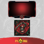 League of Legends Katarina Twitch ve Kick yayıncı paketi animasyonlu overlay ve panel tasarımı