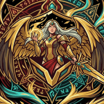 League of Legends Kayle Twitch ve Kick yayıncı paketi animasyonlu overlay ve panel tasarımı