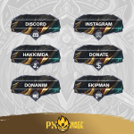 League of Legends Kayle Twitch ve Kick yayıncı paketi animasyonlu overlay ve panel tasarımı