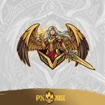 League of Legends Kayle Twitch ve Kick yayıncı paketi animasyonlu overlay ve panel tasarımı