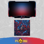 League of Legends Kayn Twitch ve Kick yayıncı paketi animasyonlu overlay ve panel tasarımı