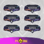 League of Legends Kha'Zix Twitch ve Kick yayıncı paketi animasyonlu overlay ve panel tasarımı