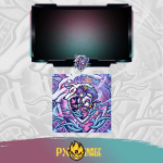 League of Legends Kindred Twitch ve Kick yayıncı paketi animasyonlu overlay ve panel tasarımı