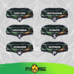 League of Legends Kog'Maw Twitch ve Kick yayıncı paketi animasyonlu overlay ve panel tasarımı