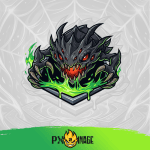 League of Legends Kog'Maw Twitch ve Kick yayıncı paketi animasyonlu overlay ve panel tasarımı