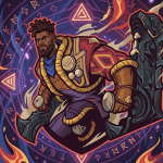 League of Legends K'Sante Twitch ve Kick yayıncı paketi animasyonlu overlay ve panel tasarımı