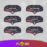 League of Legends K'Sante Twitch ve Kick yayıncı paketi animasyonlu overlay ve panel tasarımı